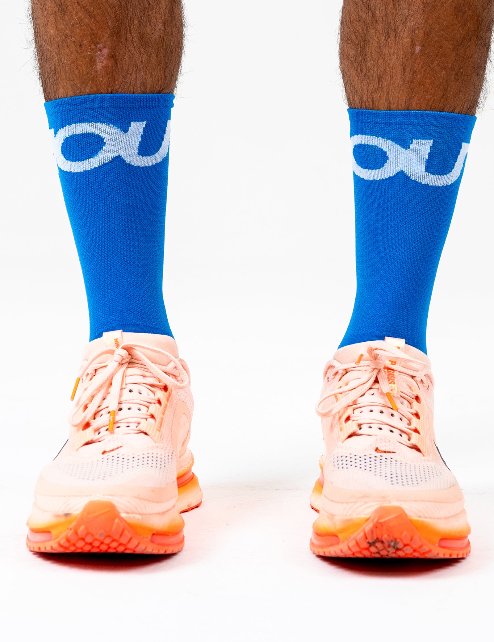 Blue MOUTE Athletic Sock